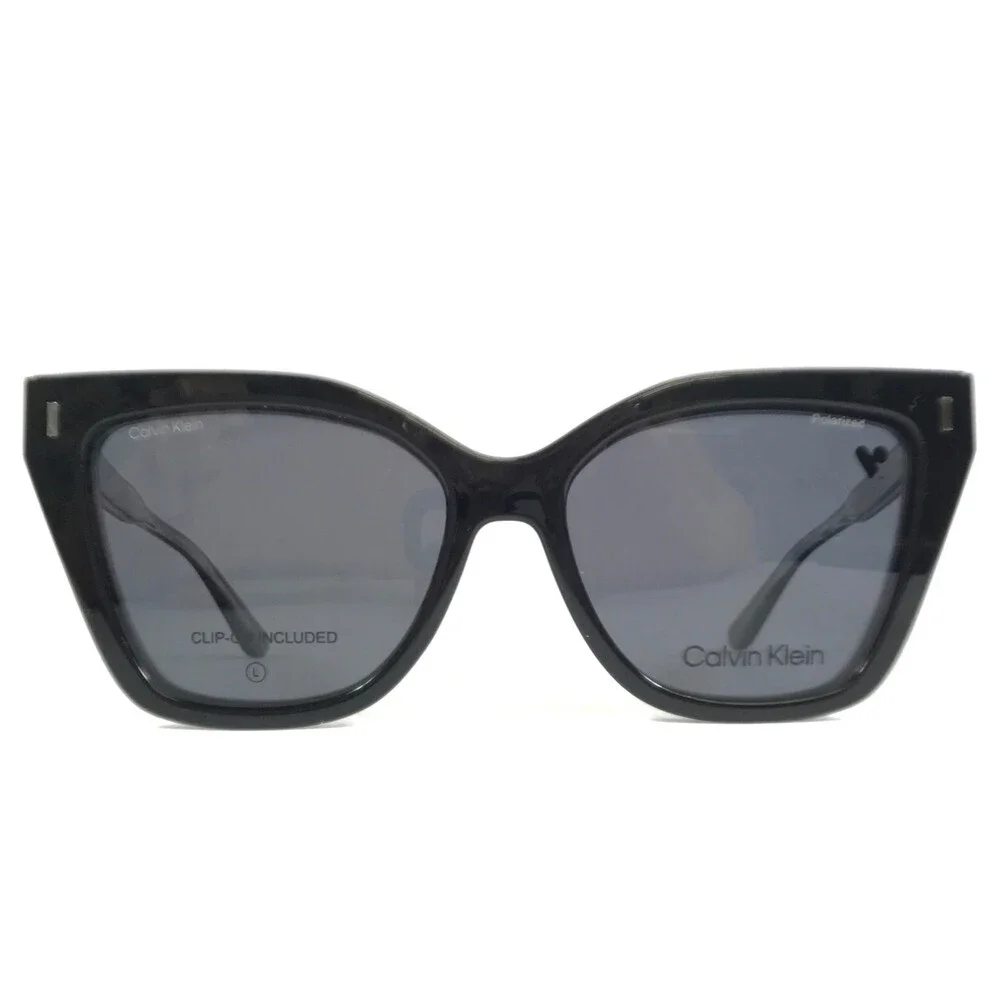Calvin Klein Eyeglasses Frames CK24550MAG 001 SET N Black Silver 55-17-145